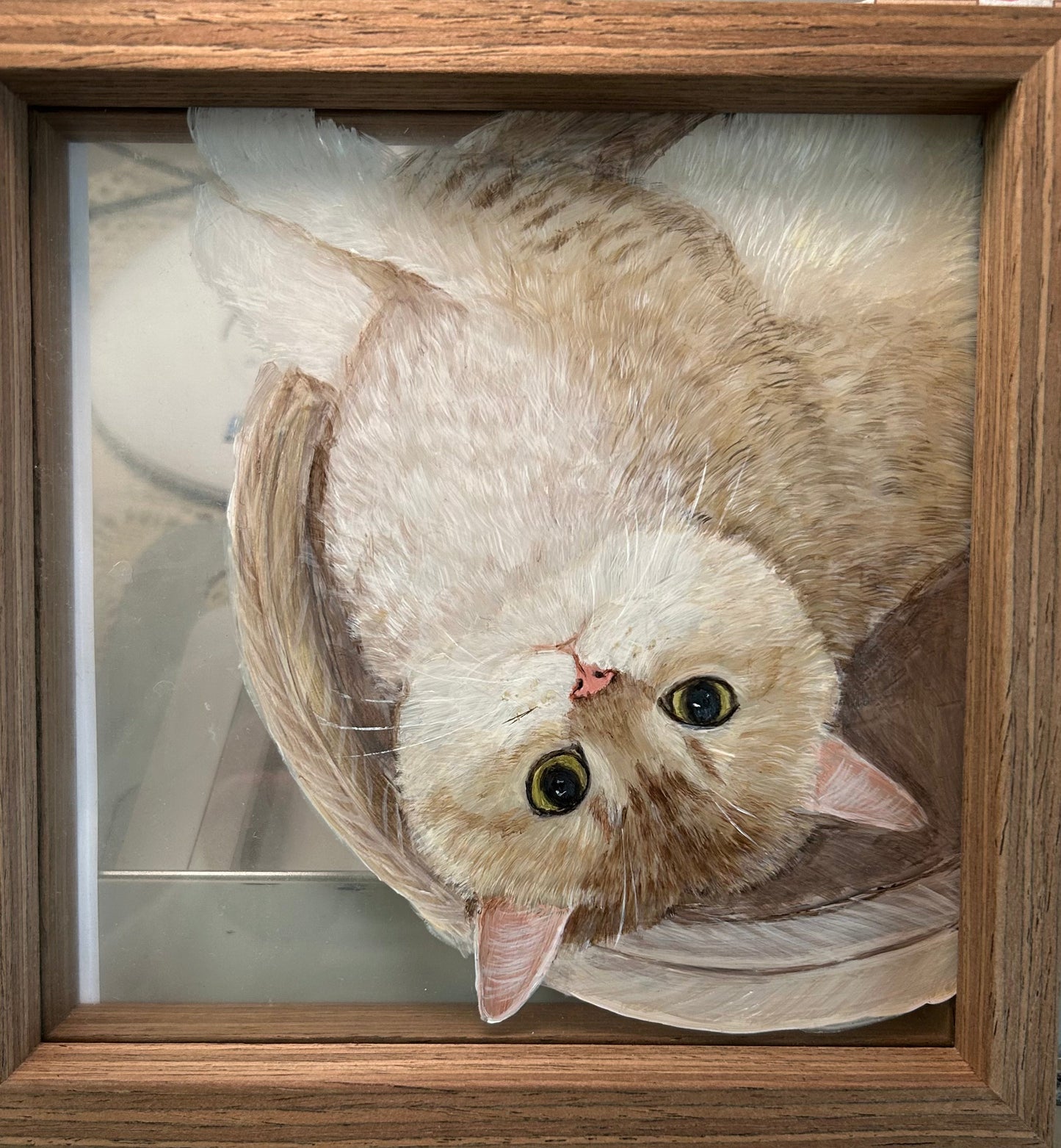 Custom Pet Portrait - Acrylic Paint (1-Layer)