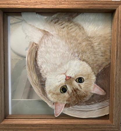 Custom Pet Portrait - Acrylic Paint (1-Layer)